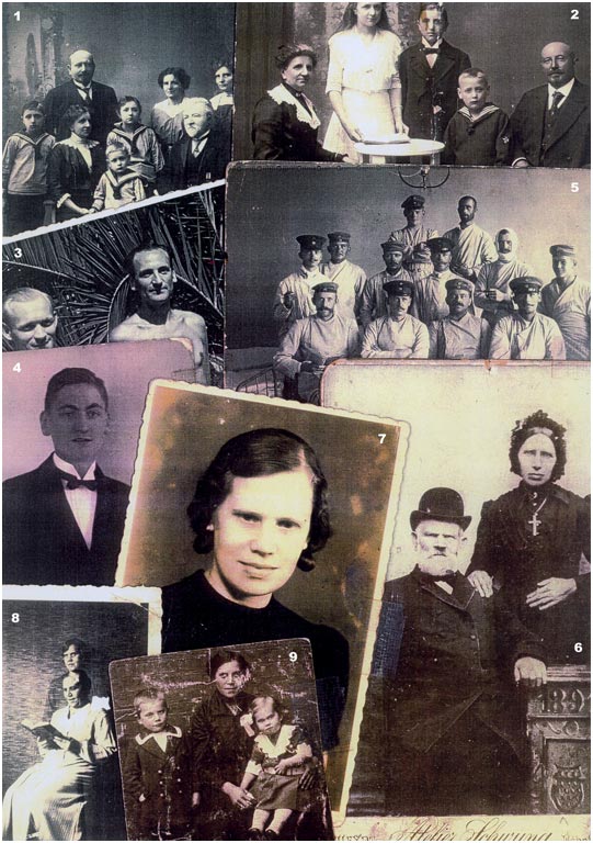 fotocollage zum text - scan von fotokopie