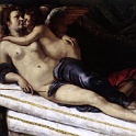 Venere e Cupido - A. Gentileschi-1634  GENTILESCHI  ARTEMISIA